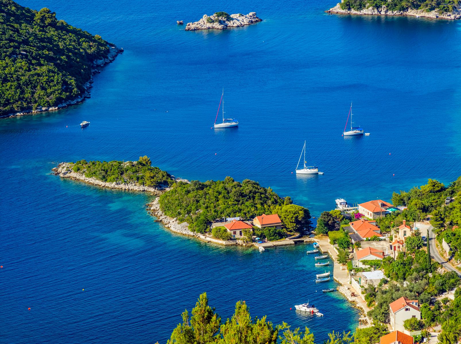 MLJET CROACIA CRUCEROS CROACIA CRUISES CROATIA CRUISES ISLAS DALMATAS MLJET VELIKO JEZERO #Mljet #VelikoJezero #Croatia #Croacia